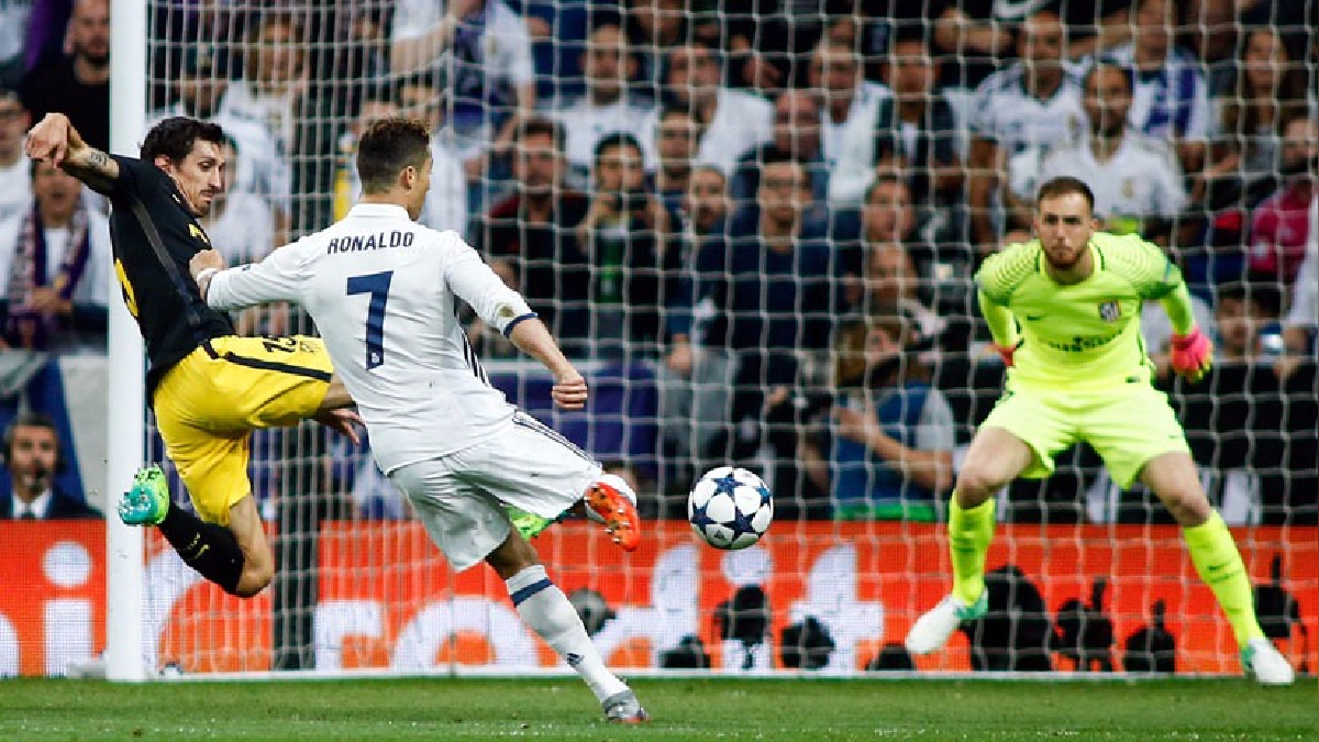 El furibundo disparo de Cristiano Ronaldo que venció la portería del ...