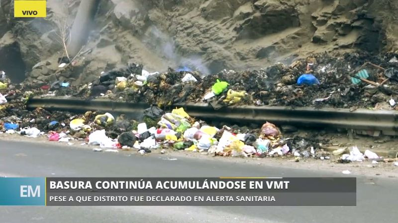 Vecinos de Villa María del Triunfo queman la basura acumulada en las ...