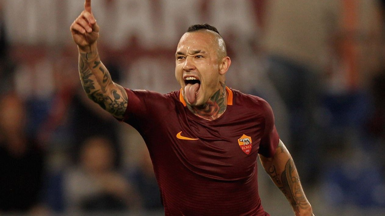 Flocage Officiel AS Rome 2016/2017 Nainggolan Extérieur - Neuf Stilscreen